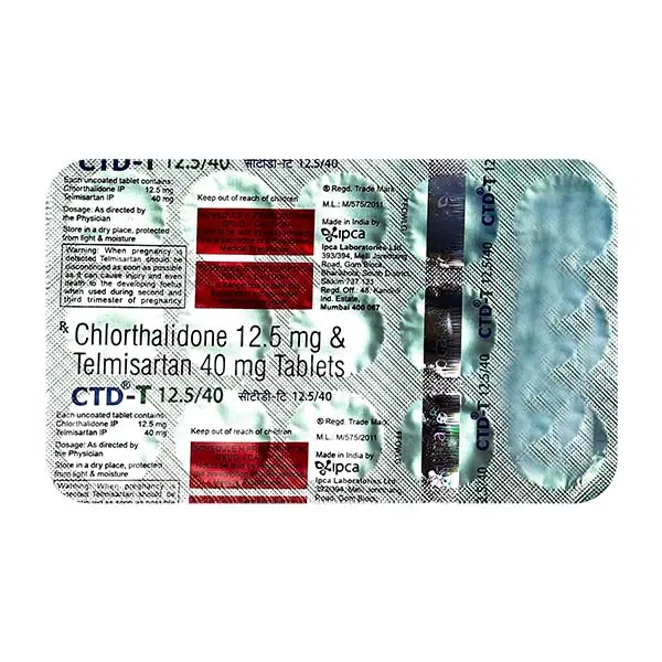Ctd T 12.5/40mg Tablet 15s
