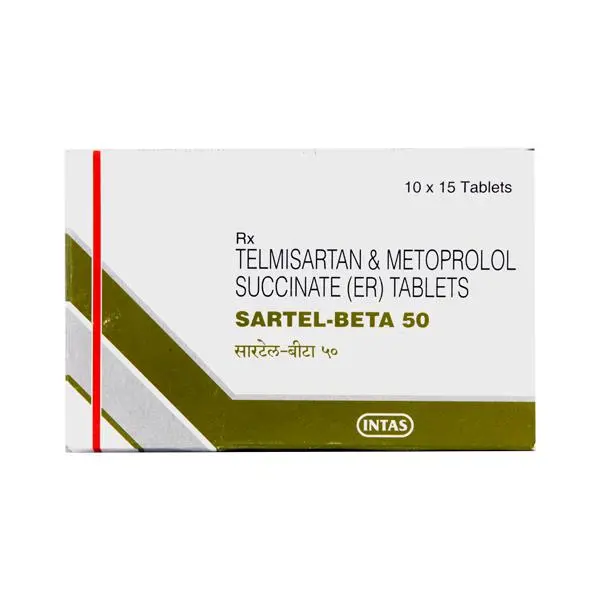 Sartel Beta 50mg Tablet 15s