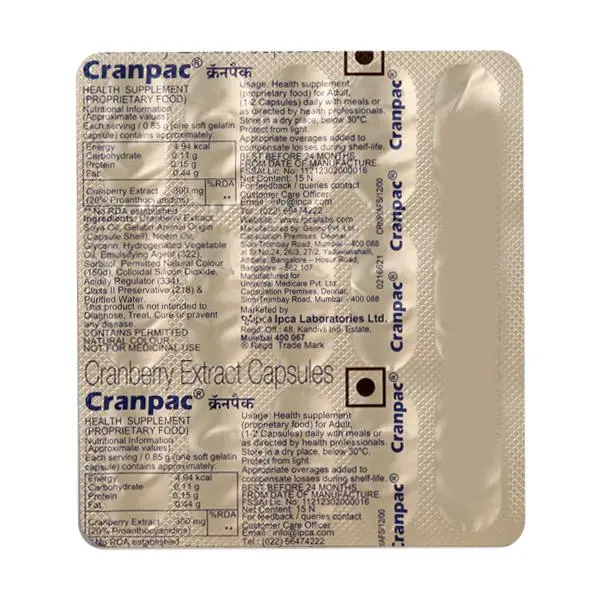 Cranpac Capsule 15s