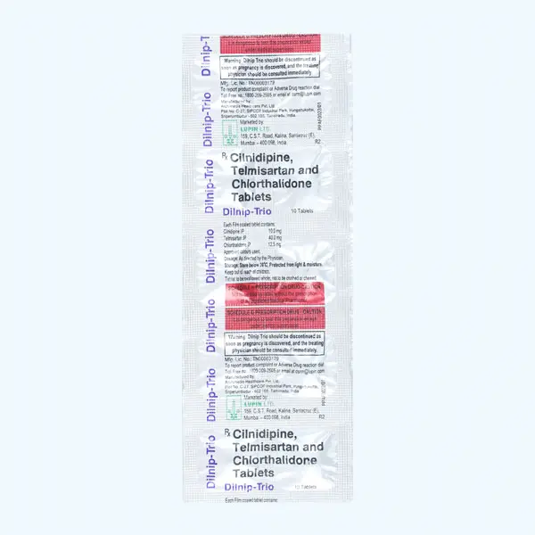 Dilnip Trio Tablet 10s