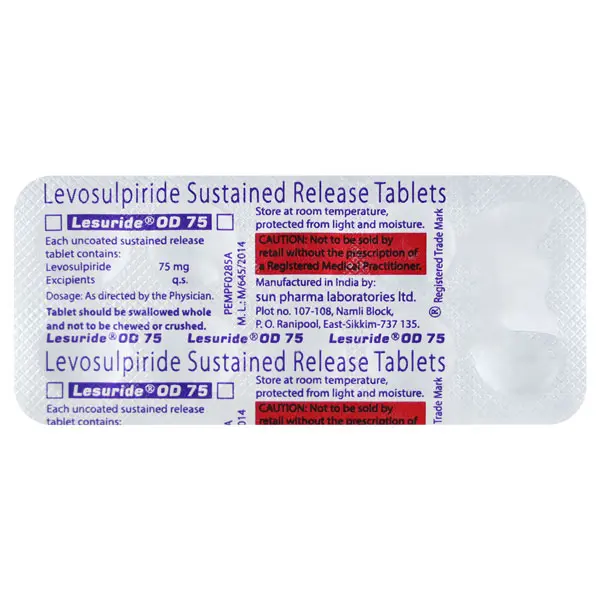 Lesuride OD 75mg Tablet 10s