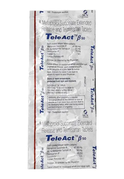 Teleact Beta 50mg Tablet 10s