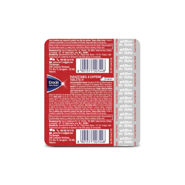 Crocin Pain Relief Tablet 650mg