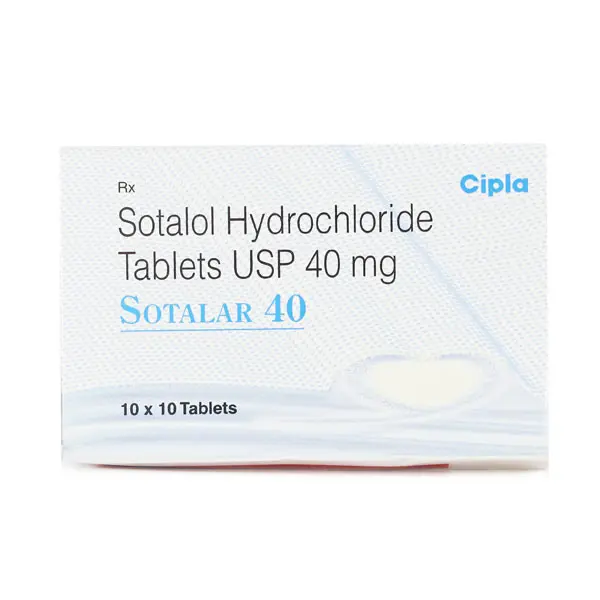 Sotalar 40mg Tablet 10s