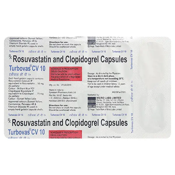 Turbovas CV 10mg Tablet 10s