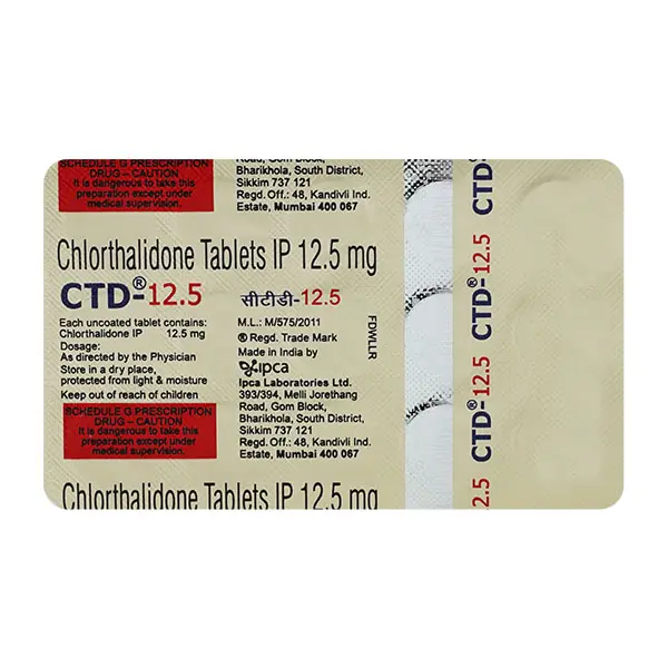 Ctd 12.5mg Tablet