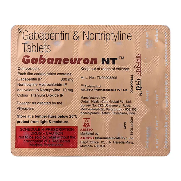 Gabaneuron NT 300mg Tablet 15s