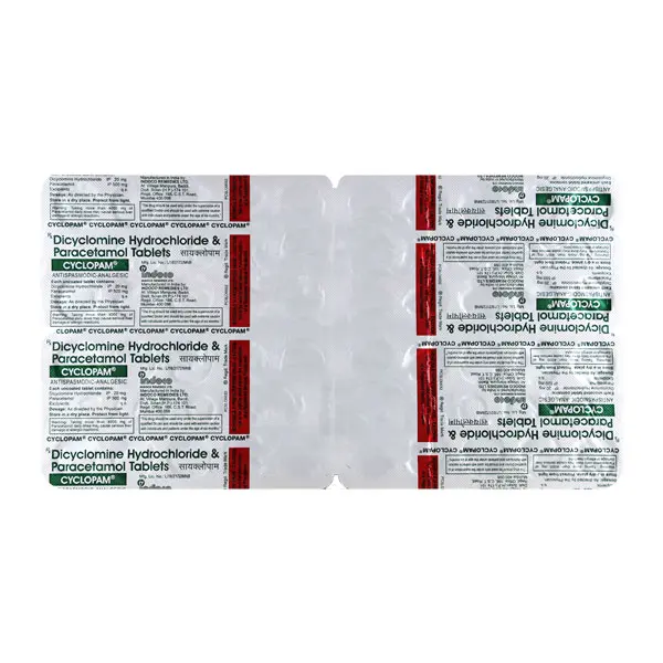 Cyclopam Tablet 20mg/325mg
