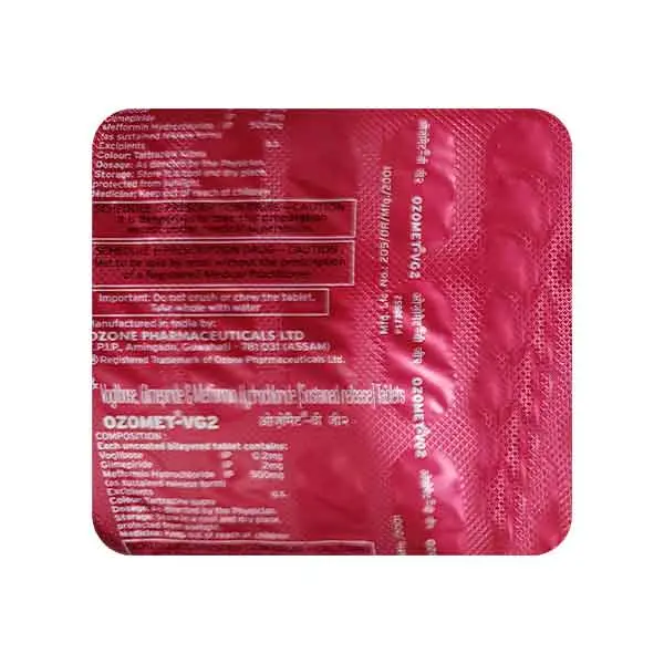 Ozomet VG 2mg Tablet 15s
