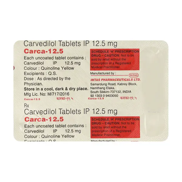 Carca 12.5mg Tablet 15s