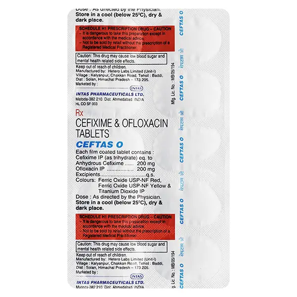 Ceftas O 200mg Tablet 10s