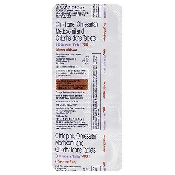 Olkem Trio 40mg Tablet