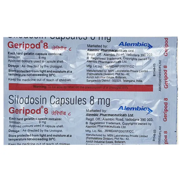 Geripod 8mg Capsule 10s