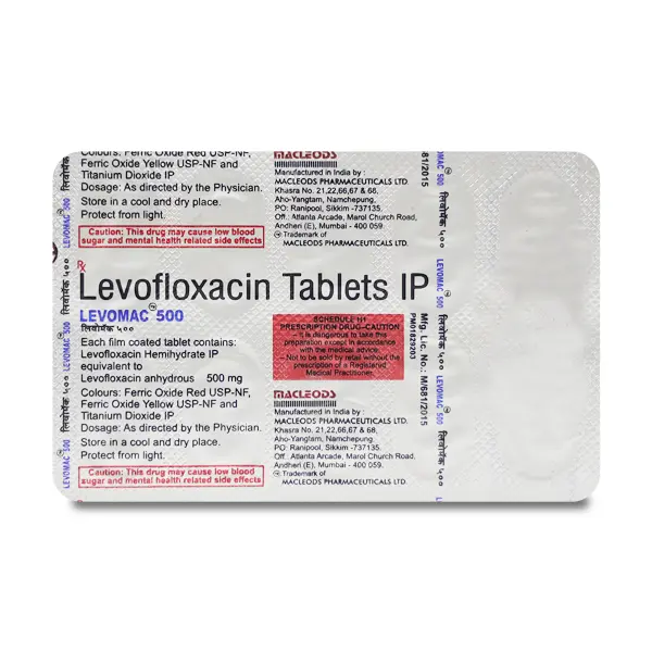 Levomac 500mg Tablet 10s