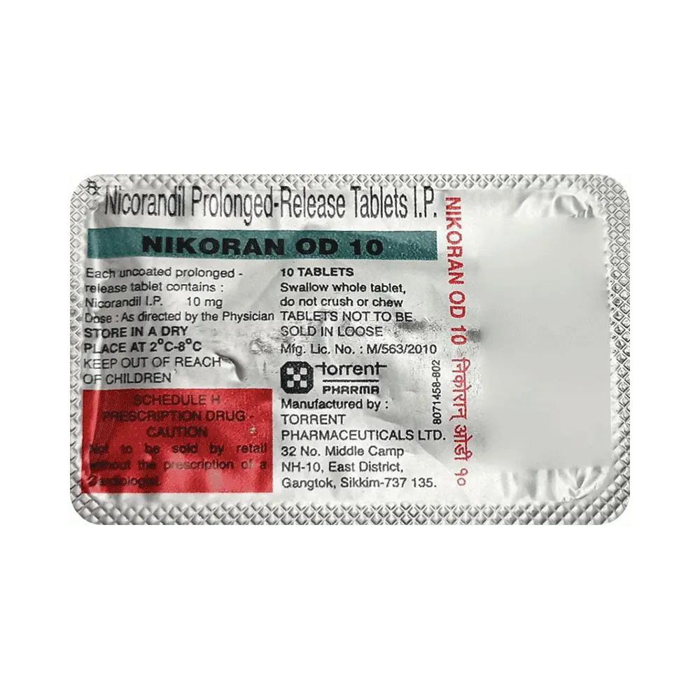 Nikoran OD 10mg Tablet 10s