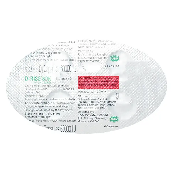 D-Rise 60000IU Capsule