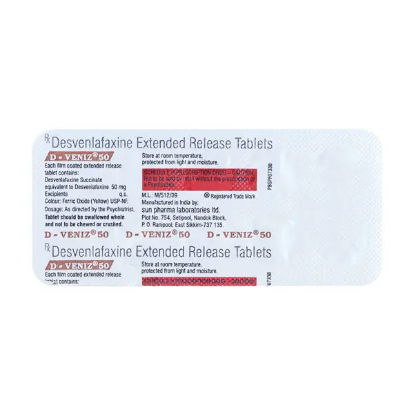 D Veniz 50mg Tablet