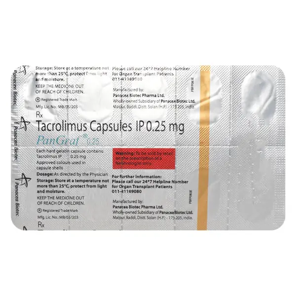 Pangraf 0.25mg Capsule 10s