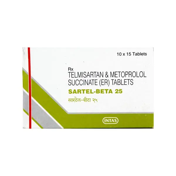 Sartel Beta 25mg Tablet 15s