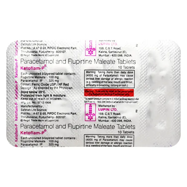Ketoflam P Tablet 10s