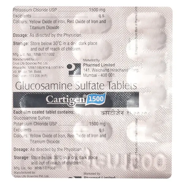 Cartigen 1500mg Tablet 15s