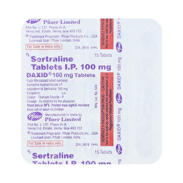 Daxid 100mg Tablet 15s