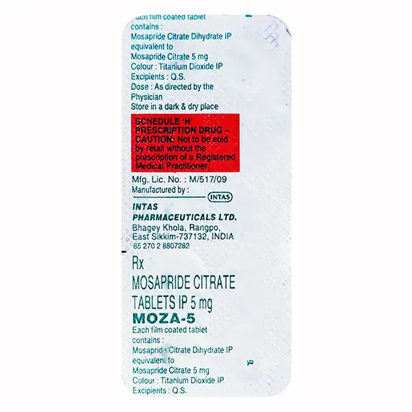 Moza 5mg Tablet 10s