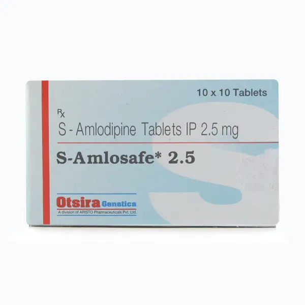 S Amlosafe 2.5mg Tablet 10s