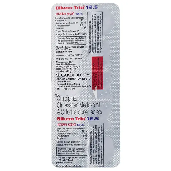 Olkem Trio 12.5mg 10s