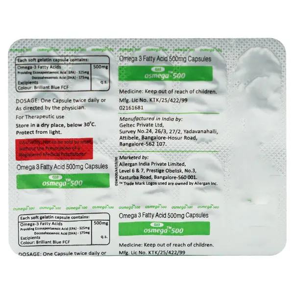 Osmega 500mg Capsule