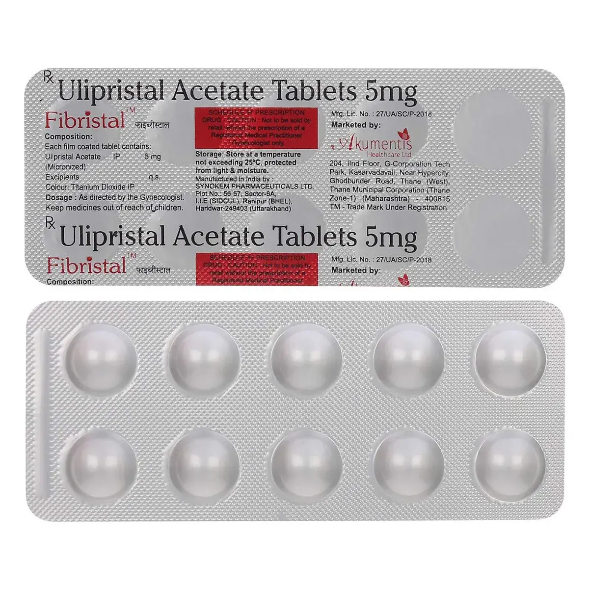 Fibristal 5mg Tablet 10s