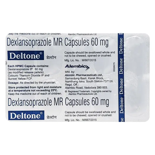 Deltone 60mg Capsule 10s