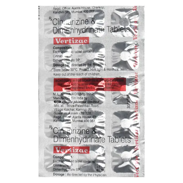 Vertizac Tablet 15s