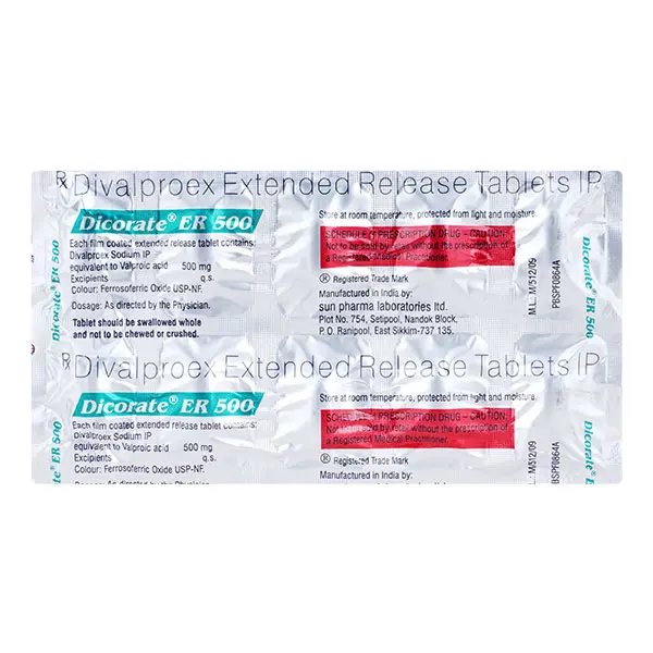 Dicorate ER 500mg Tablet 10s
