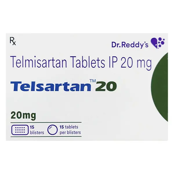 Telsartan 20mg Tablet 15s