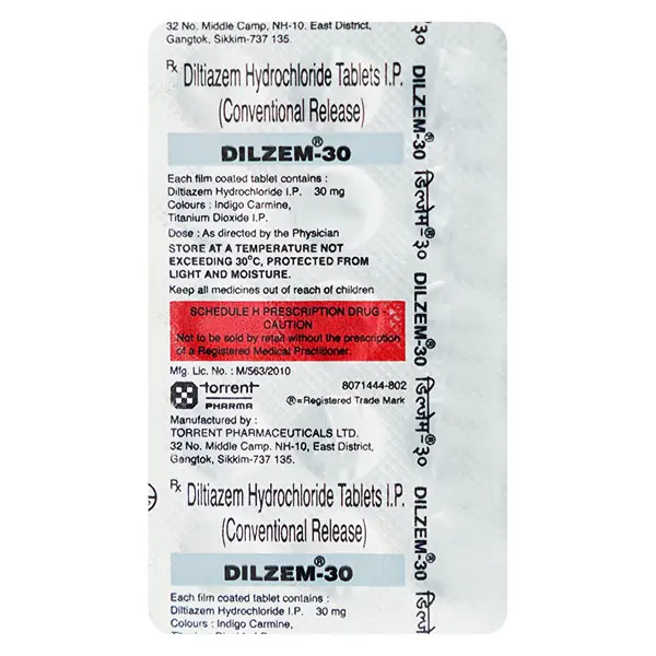 Dilzem 30mg Tablet