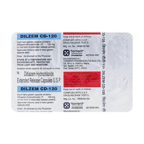 Dilzem CD 120mg Capsule 10s