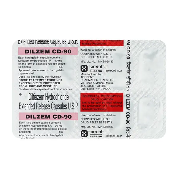 Dilzem CD 90mg Tablet 10s