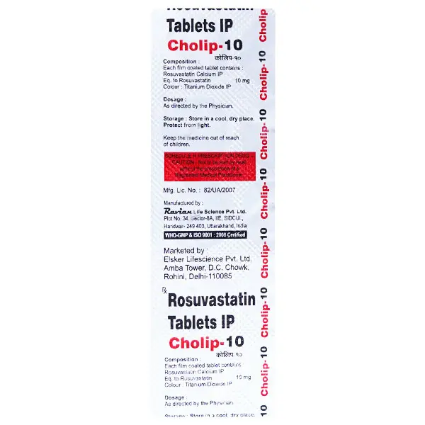 Cholip 10mg Tablet 10s