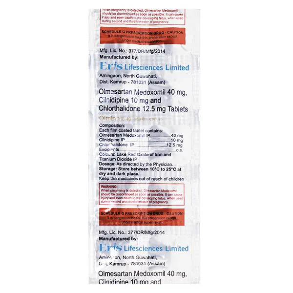 Olmin Trio 40mg Tablet 10s