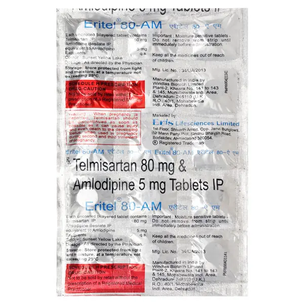Eritel AM 80mg Tablet 15s