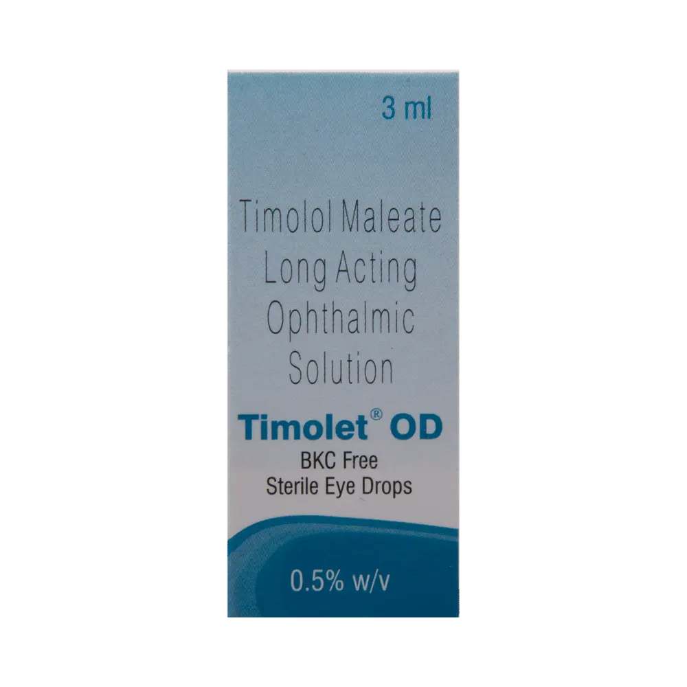 Timolet OD 0.5% Eye Drops 3ml