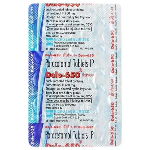 Dolo 650mg Tablet