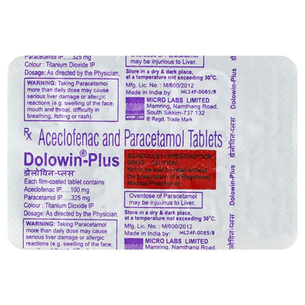 Dolowin Plus Tablet 10s