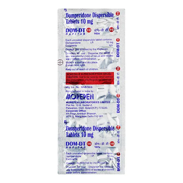 Dom DT 10mg Tablet