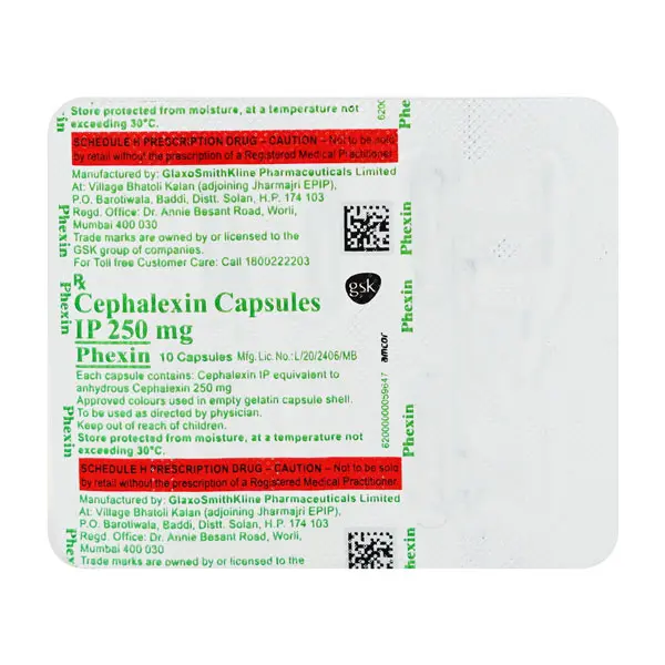 Phexin 250mg Capsule 10s