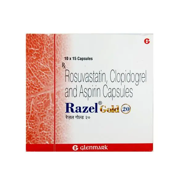 Razel Gold 20mg Capsule 15s