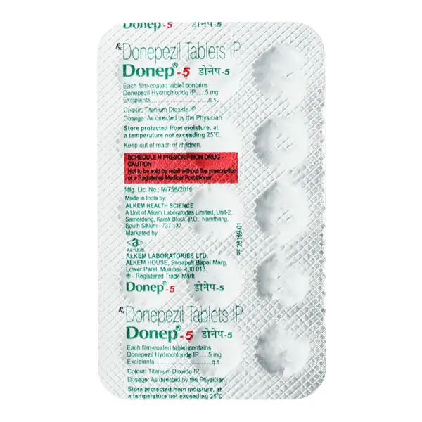 Donep 5mg Tablet