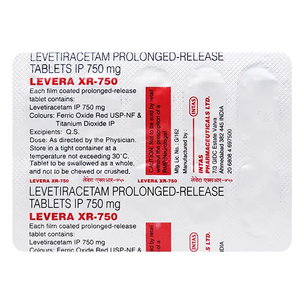 Levera XR 750mg Tablet 10s