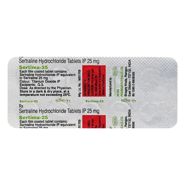 Sertima 25mg Tablet 10s
